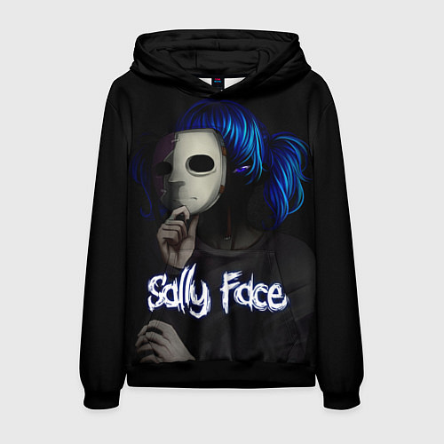 Мужская толстовка Sally Face: Dark Mask / 3D-Черный – фото 1