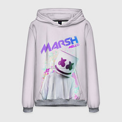 Толстовка-худи мужская Marshmello: New DJ, цвет: 3D-меланж