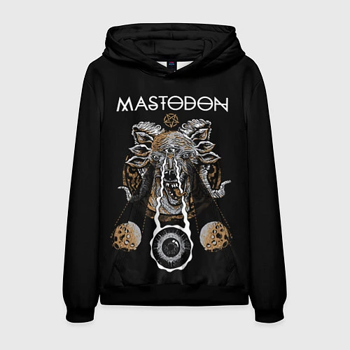 Мужская толстовка Mastodon / 3D-Черный – фото 1