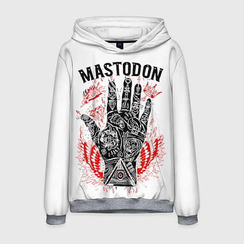 Мужская толстовка Mastodon: Magic Hand / 3D-Меланж – фото 1