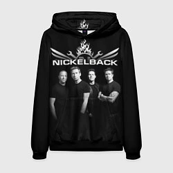 Толстовка-худи мужская Nickelback Band, цвет: 3D-черный