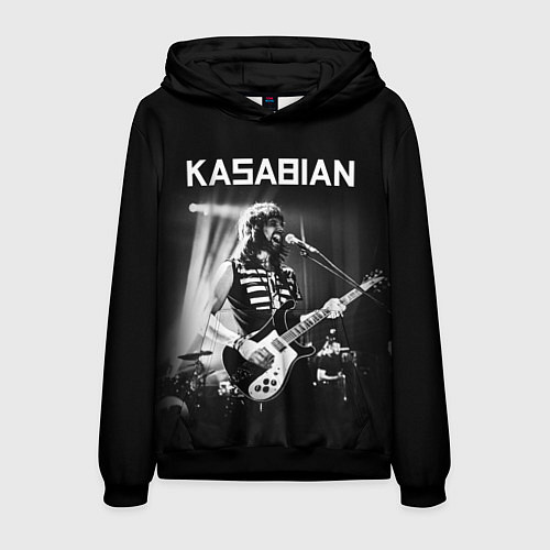 Мужская толстовка Kasabian Vocal / 3D-Черный – фото 1