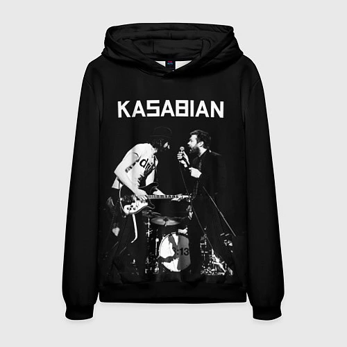 Мужская толстовка Kasabian Rock / 3D-Черный – фото 1