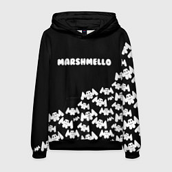 Толстовка-худи мужская Marshmello: Dark Side, цвет: 3D-черный