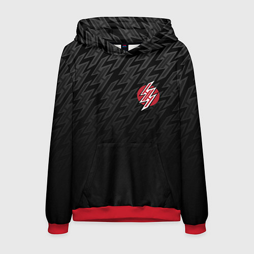 Мужская толстовка HENTAI HEAVEN / 3D-Красный – фото 1