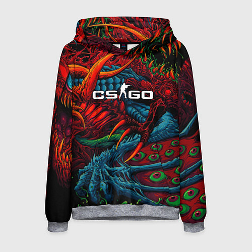 Мужская толстовка CS:GO Hyper Beast / 3D-Меланж – фото 1