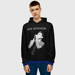 Толстовка-худи мужская Joy Division, цвет: 3D-синий — фото 2