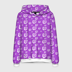 Мужская толстовка Twitch: Violet Pattern