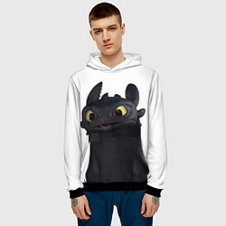Толстовка-худи мужская Черная фурия, цвет: 3D-черный — фото 2