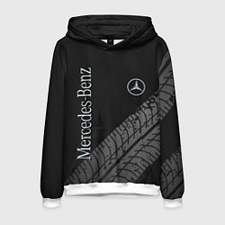 Толстовка-худи мужская Mercedes AMG: Street Style, цвет: 3D-белый