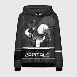 Толстовка-худи мужская Washington Capitals: Mono, цвет: 3D-черный