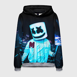 Толстовка-худи мужская MARSHMELLO, цвет: 3D-меланж