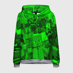 Толстовка-худи мужская Minecraft game characters, цвет: 3D-меланж