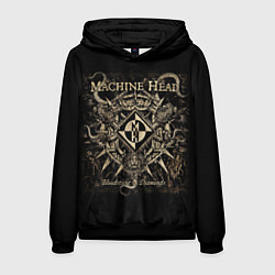 Толстовка-худи мужская Machine Head цвета 3D-черный — фото 1