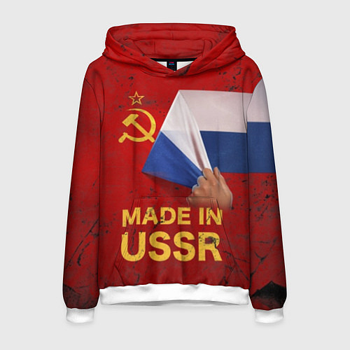 Мужская толстовка MADE IN USSR / 3D-Белый – фото 1