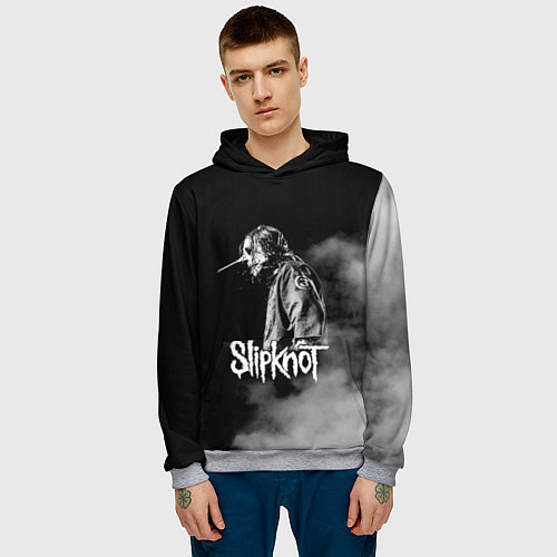 Мужская толстовка Slipknot: Shadow Smoke / 3D-Меланж – фото 3