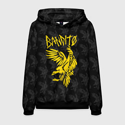 Толстовка-худи мужская TOP: BANDITO, цвет: 3D-черный