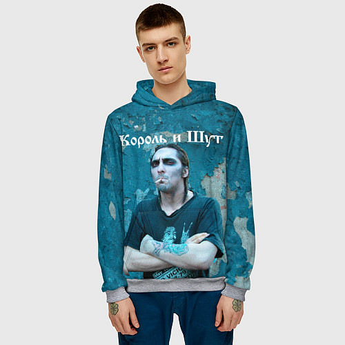 Мужская толстовка Король и Шут / 3D-Меланж – фото 3