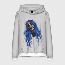 Толстовка-худи мужская BILLIE EILISH, цвет: 3D-белый