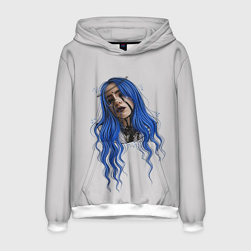 Мужская толстовка BILLIE EILISH / 3D-Белый – фото 1