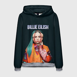 Толстовка-худи мужская BILLIE EILISH, цвет: 3D-меланж