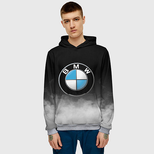 Мужская толстовка BMW / 3D-Меланж – фото 3
