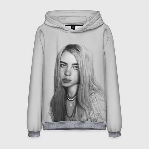 Мужская толстовка BILLIE EILISH / 3D-Меланж – фото 1