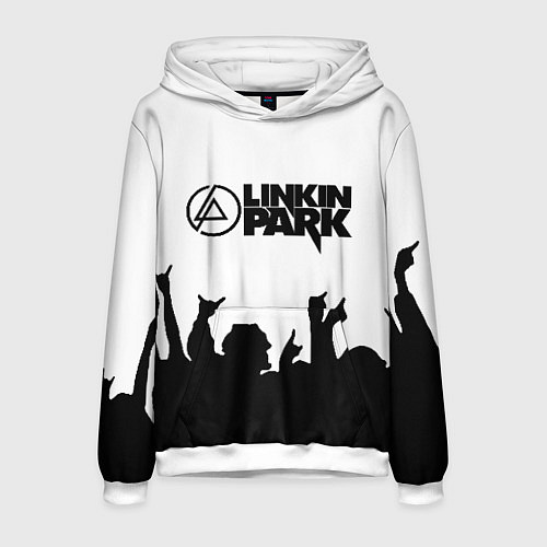 Мужская толстовка LINKIN PARK / 3D-Белый – фото 1