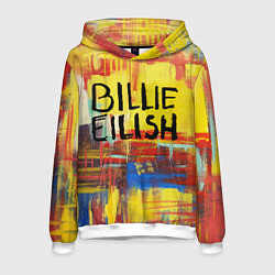 Толстовка-худи мужская Billie Eilish: Art, цвет: 3D-белый