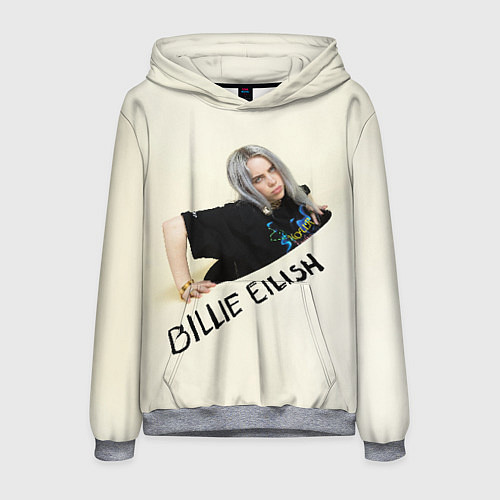 Мужская толстовка BILLIE EILISH / 3D-Меланж – фото 1