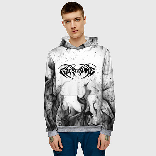 Мужская толстовка GHOSTEMANE / 3D-Меланж – фото 3