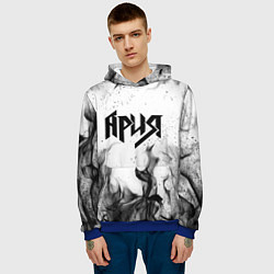 Толстовка-худи мужская АРИЯ, цвет: 3D-синий — фото 2