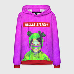 Толстовка-худи мужская Billie Eilish, цвет: 3D-красный