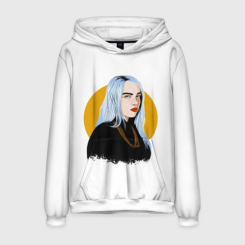 Мужская толстовка Billie Eilish / 3D-Белый – фото 1