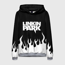 Мужская толстовка Linkin Park: Black Flame