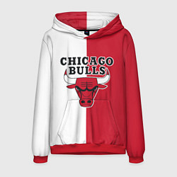 Толстовка-худи мужская CHICAGO BULLS, цвет: 3D-красный