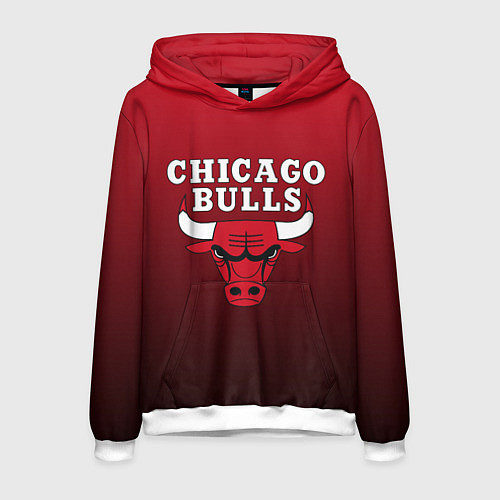 Мужская толстовка CHICAGO BULLS / 3D-Белый – фото 1