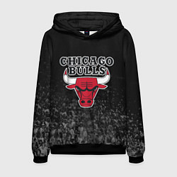 Толстовка-худи мужская CHICAGO BULLS, цвет: 3D-черный