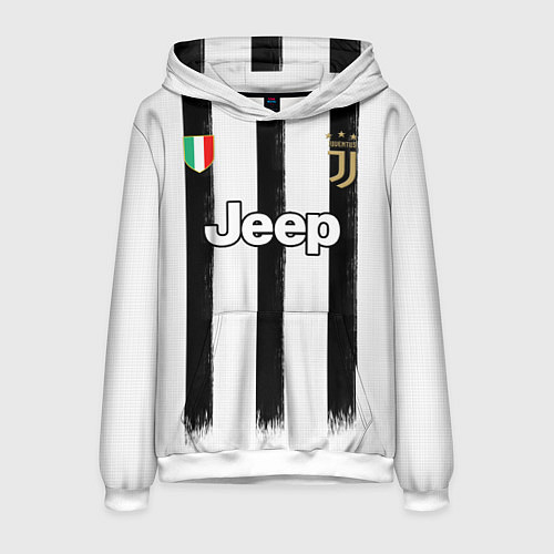 Мужская толстовка Juventus home 20-21 / 3D-Белый – фото 1