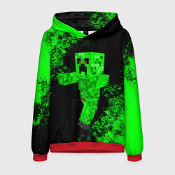 Толстовка-худи мужская MINECRAFT, цвет: 3D-красный
