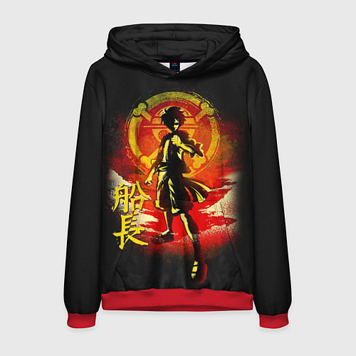 Мужская толстовка One Piece / 3D-Красный – фото 1
