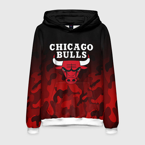 Мужская толстовка CHICAGO BULLS / 3D-Белый – фото 1