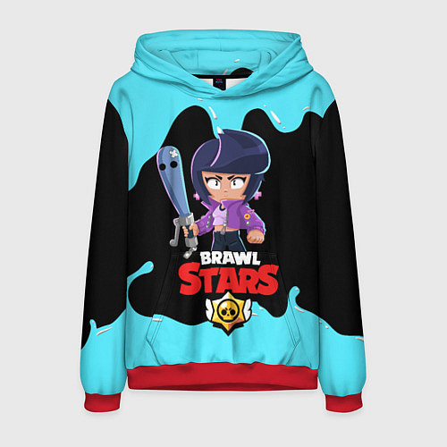 Мужская толстовка BRAWL STARS BIBI / 3D-Красный – фото 1