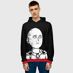 Толстовка-худи мужская ONE-PUNCH MAN, цвет: 3D-красный — фото 2