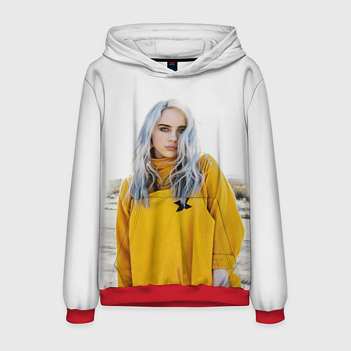 Мужская толстовка BILLIE EILISH / 3D-Красный – фото 1