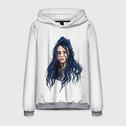 Мужская толстовка BILLIE EILISH / 3D-Меланж – фото 1