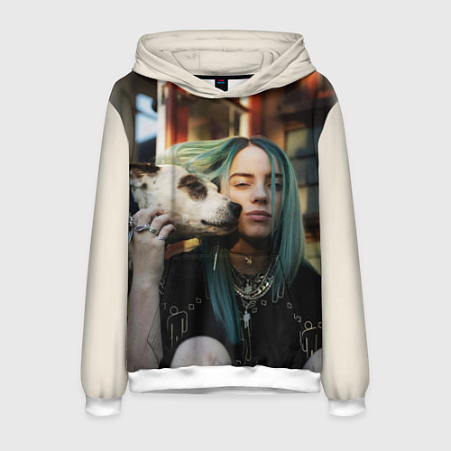 Мужская толстовка BILLIE EILISH / 3D-Белый – фото 1