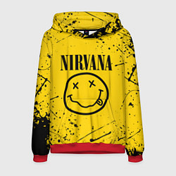 Толстовка-худи мужская NIRVANA, цвет: 3D-красный