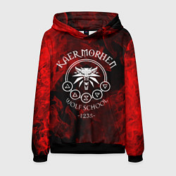 Толстовка-худи мужская ВЕДЬМАК, цвет: 3D-черный