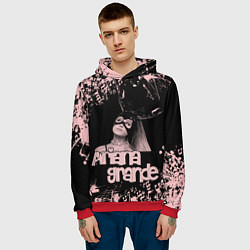 Толстовка-худи мужская ARIANA GRANDE, цвет: 3D-красный — фото 2